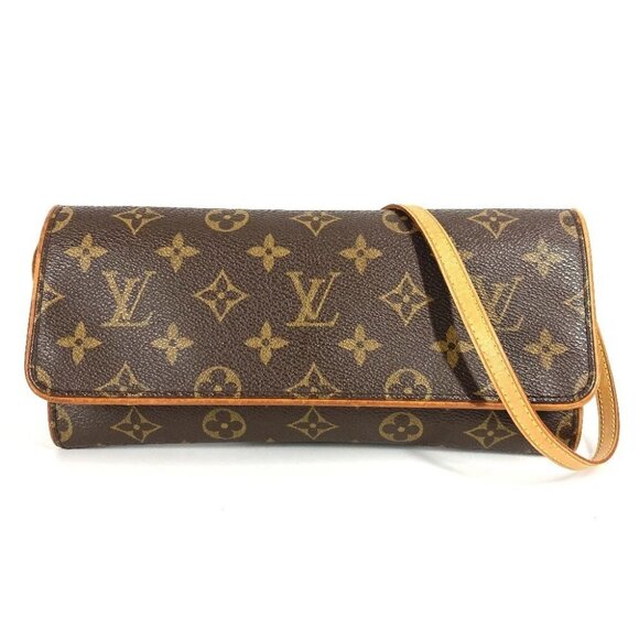 Louis Vuitton Handbags - LOUIS VUITTON M51852 Monogram Pochette Twin GM 2WAY Bag Shoulder Bag Bro